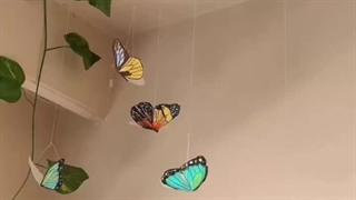 ساخت آویز پروانه ای