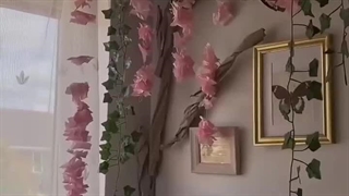 ساخت درخت دیواری گلی آویز ۳