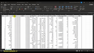 اطلاعات سد های کشور در اکسل