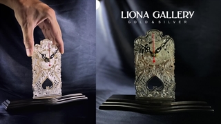 ساعت نقره‌ لوکس با طراحی منحصر به فرد از گالری نقره لیونا