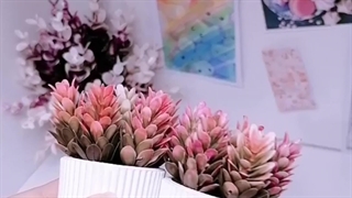آنباکس گل مصنوعی
