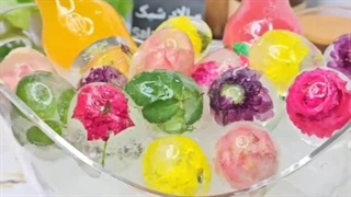 ایده یخ تزیینی