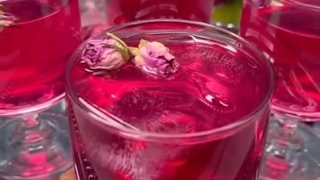 شربت گیاهی و ارگانیک ریحان بنفش