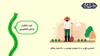 موشن گرافیک کشاورزی | نمونه موشن گرافیک سازمانی