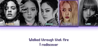 کاور بلک پینک از آهنگ new woman هوش مصنوعی