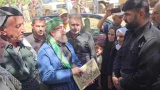 اهداء زمین توسط مردم روستای دوله تو سردشت جهت ساخت یادمان شهدا