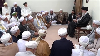 بیانات رهبر معظم انقلاب در دیدار جمعی از علمای اهل سنت کشور - هفته وحدت ۱۴۰۳/۰۶/۲۶