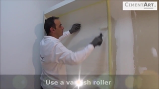 اموزش اجرای میکروسمنت روی کاشی