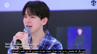 تماشای برنامه Kpop On Playlist اسپاتیفای با حضور بکهیون با زیرنویس فارسی چسبیده