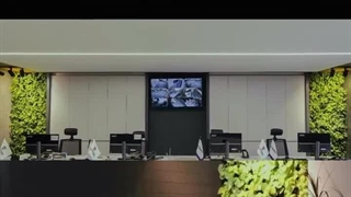 دیوارسبز قسمت پذیرش-گرین وال طبیعی لابی 10