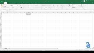 آموزش تایپ کردن در اکسل