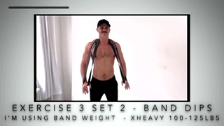 [Fitness] ده دقیقه تمرینات پرفشار عضله سینه با پاورباند