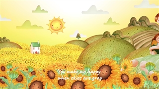 لالایی انگلیسی You are my sunshine