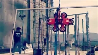 حمل شیشه سکوریت نشکن با دستگاه قاپک