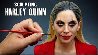 تایم لپس مجسمه هارلی کوین - جوکر