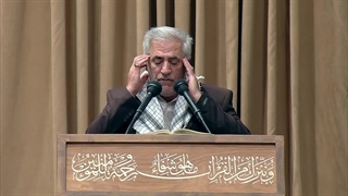 تلاوت قرآن در دیدار پیشکسوتان دفاع مقدس با رهبر معظم انقلاب ۱۴۰۳/۷/۴