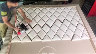 ساخت تاج بالا و پایین #تخت خواب - مبلمان باروس مبل باروس