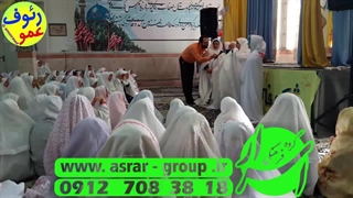 بازی و شادی عمو رئوف معروف در جشن تکلیف گل های آسمانی