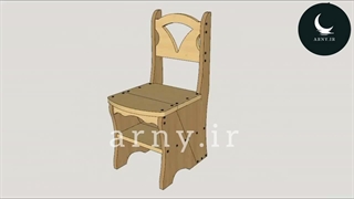 چگونه گام به گام یک صندلی نردبانی تاشو چوبی بسازیم؟