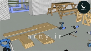 چگونه میز قفسه درست کنیم؟