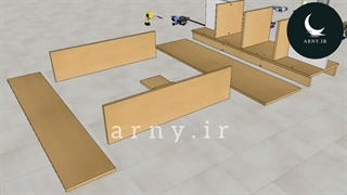 چگونه گام به گام یک کابینت تلویزیونی چرخان بسازیم؟
