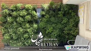 اجرای دیوار سبز فضای بیرونی بیمارستان - گرین وال طبیعی 18-2