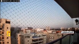 شلیک موشکهای نصر ۱ حزب الله لبنان به پایگاه دریایی ستیلا ماریس شمال غرب حیفا - طوفان الاقصی