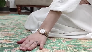 فرش ابریشم ماشینی 1200 شانه طرح افشان کد Z5079K سبز در دکور مشتریان صفافرش