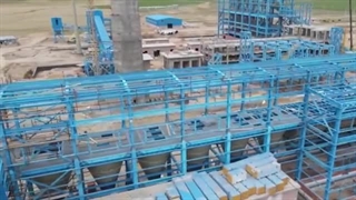 پیشرفت پروژه گندله سازی صبا امید غرب خاورمیانه به مرز60 درصد