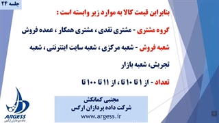 صدور اعلامیه قیمت قسمت اول