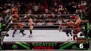 مسابقه کشتی کج رویال رامبل ۵۰ نفره سال ۲۰۱۸ در عربستان