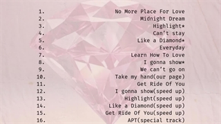 Diamons 1st FULL ALBUM | PINK DIAMOND 01/01/2025