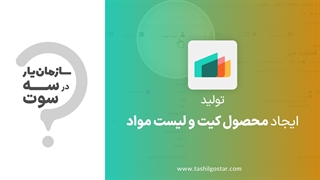 ایجاد محصول کیت و لیست مواد در ماژول تولید سازمان یار (Odoo ERP)