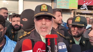 بازسازی صحنه جرم و شرارت شلیک گلوله با کلت کمری اراذل اوباش در میدان معلم شهرستان ری