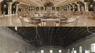 طراحی و اجرای داخلی و نمای تالار عروسی قصر یزد