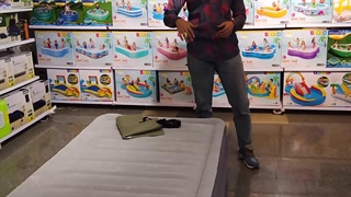 تخت خواب بادی یک نفره لوکس intex