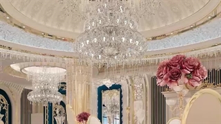 طراحی و اجرای داخلی تالار مجلل مارینا در تهرانپارس