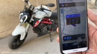 نصب دزدگیر ردیاب سیمکارتل مدل GM12 روی موتور سیکلت بنلی