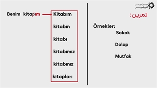 آموزش کامل ضمایر ملکی شخصی در ترکی استانبولی (2)