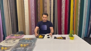 معرفی پرده پانچ حریر ساده