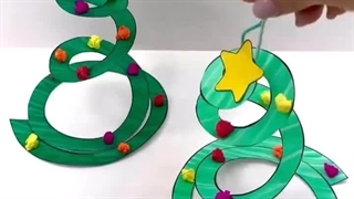 کاردستی آویز مارپیچ