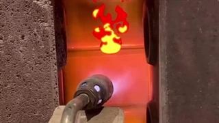 تست حرارت آجرپازلی و بلوک پازلی