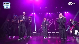 اجرای ترانه "A.P.T" از رزی بلک پینک BLACKPINK rosè و برونو مارس Bruno Mars در MAMA 2024