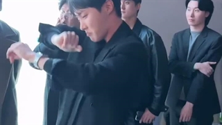 هوپی جذابم همراه اون وو در ایونت برند Audemarse piguet