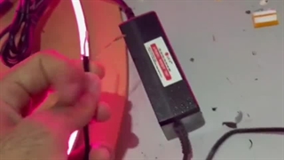 نصب و راه اندازی تابلو نئون فلکسی | اتصال پاور ترانس