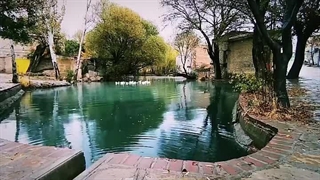 نمایی زیبا از دریاچه شاهنجرین در هوای بارانی