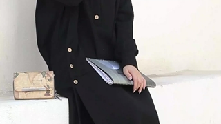 مانتوجلوبسته مدل ناریکا رنگ مشکی