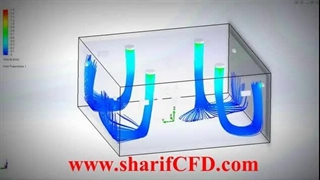 آموزش رایگان  شبیه سازی CFD تهویه مطبوع ساختمان با نرم افزار انسیس فلوئنت