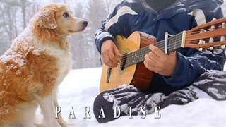 موسیقی گیتار به نام Paradise بهشت | Coldplay - کلد پلی