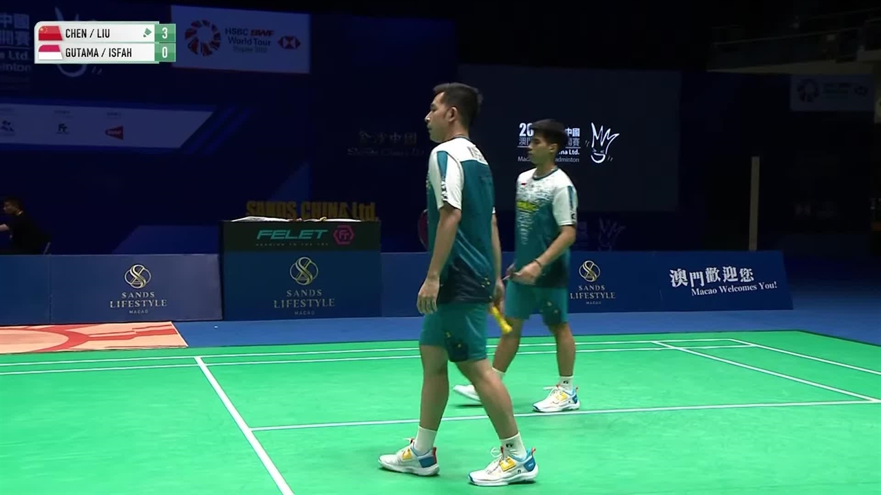 Macau Open Badminton 2024 Chen/Liu (CHN) vs. Gutama/Isfahani (INA) [2